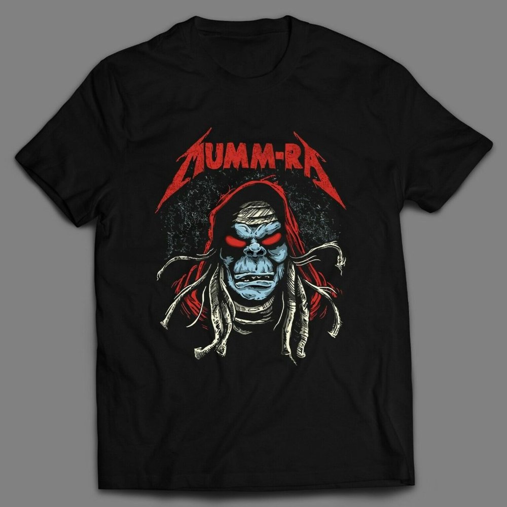 80'S CARTOON  THUNDERCATS MUMM-RA ROCK BAND TEE